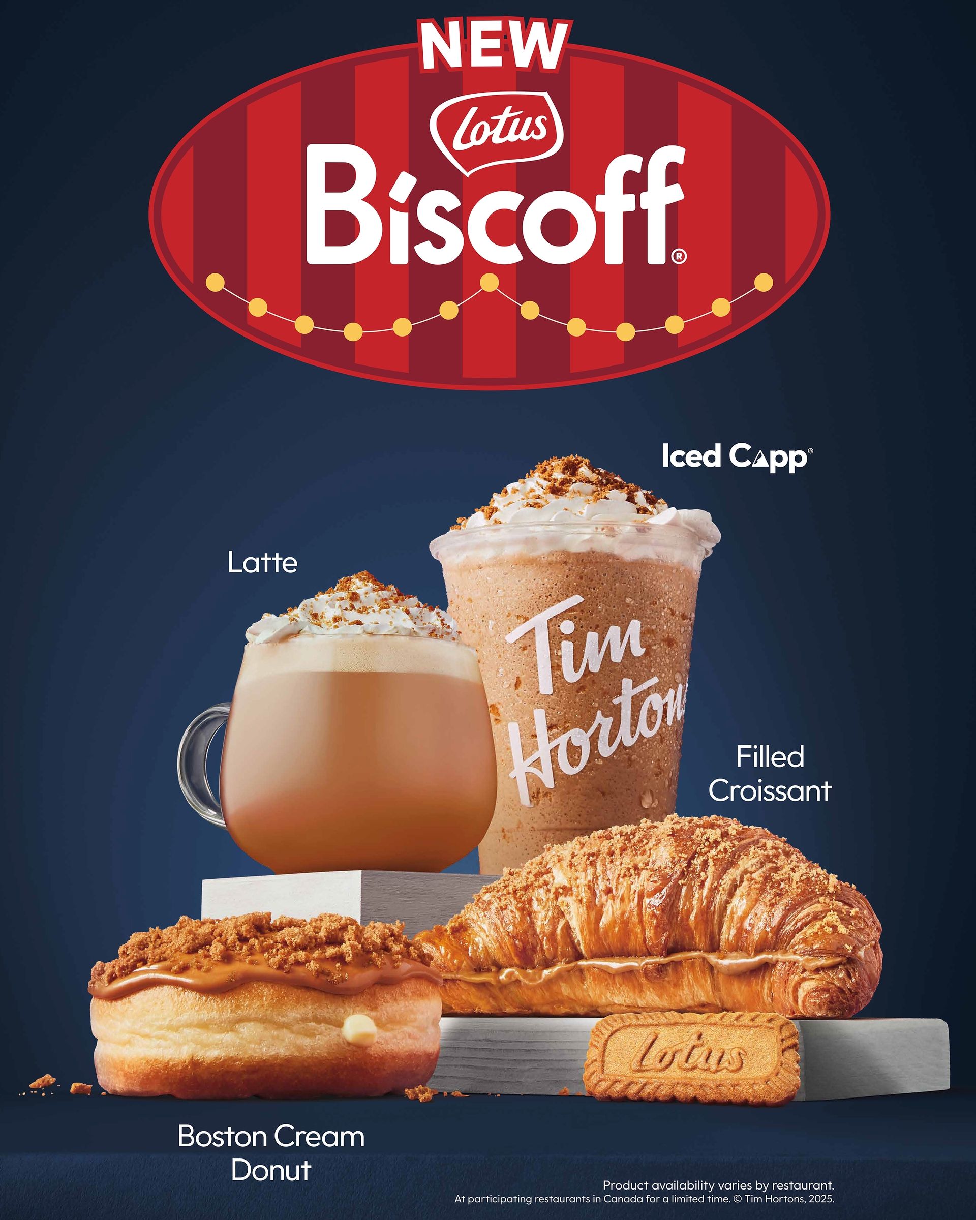 Tim Hortons unwraps its NEW holiday menu including a delicious lineup of Biscoff® baked goods and beverages