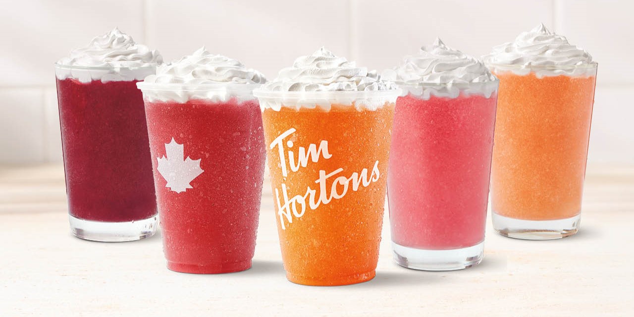 Tim Hortons spring and summer cold beverage menu is here including NEW Frozen Quenchers, Toasted Marshmallow Cold Brew and OREO® Mocha Iced Capp