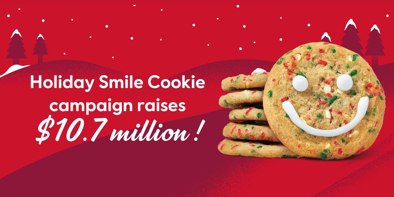Tim Hortons Holiday Smile Cookie campaign raises $10.7 million for local charities and community groups, including Tim Hortons Foundation Camps