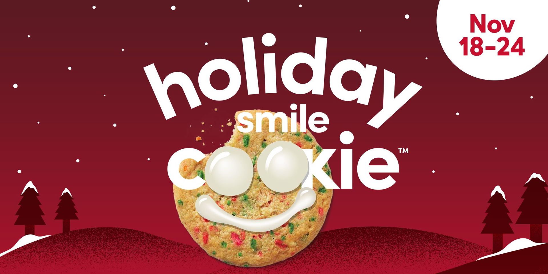 Tim Hortons Holiday Smile Cookie campaign returns Nov. 18-24 with 100% of proceeds donated to local charities and community groups, including Tim Hortons Foundation Camps