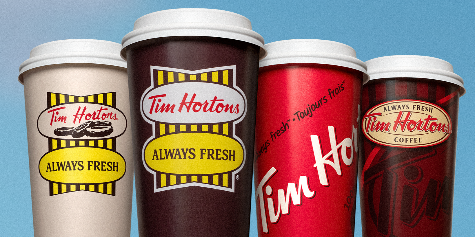 Tim Hortons raises a cup to National Coffee Day with four vintage hot beverage cup designs available for a limited time!