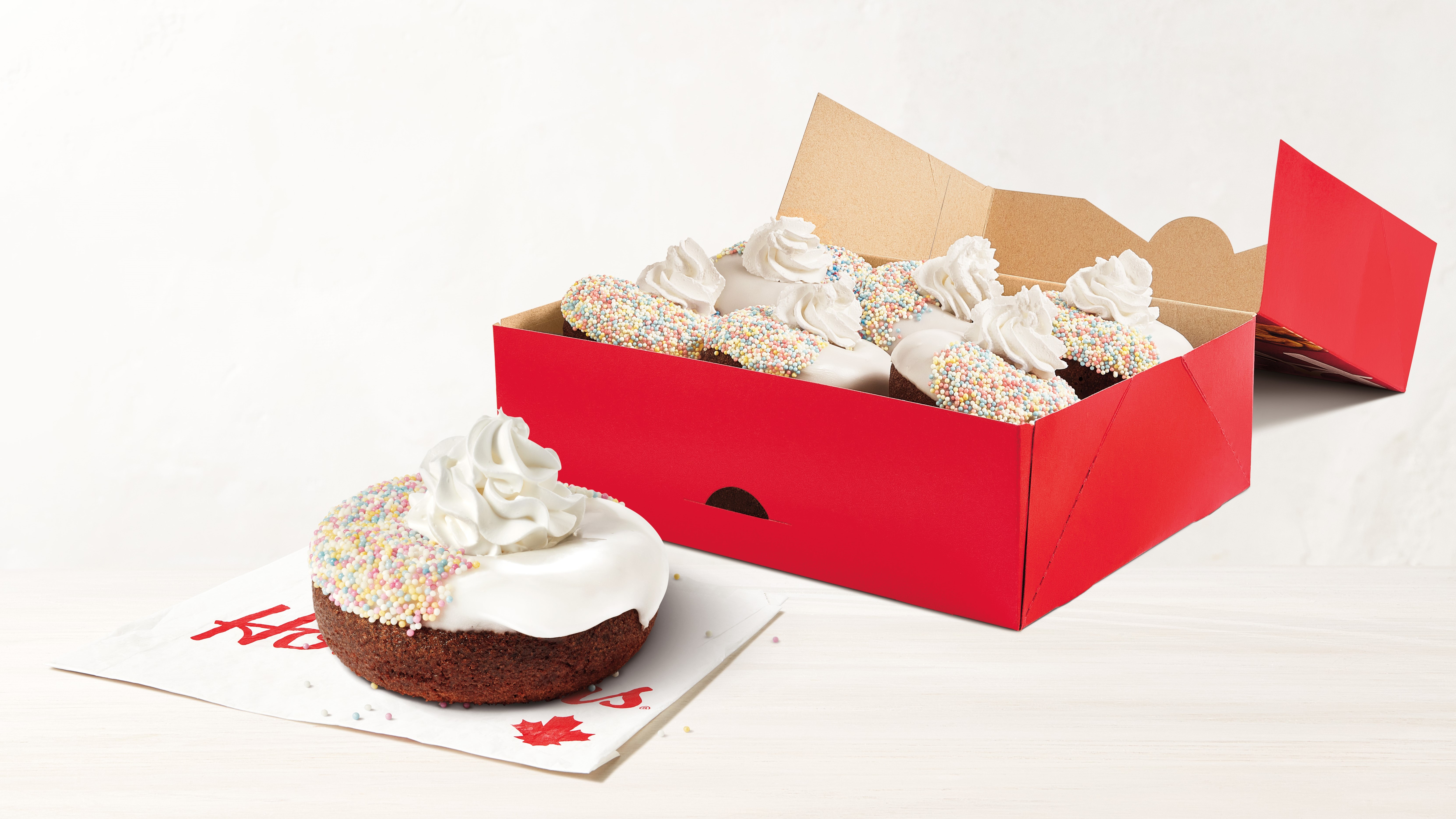 Tim Hortons® Special Olympics Donut takes the podium TODAY until Feb. 1 with 100% of proceeds donated to Special Olympics Canada