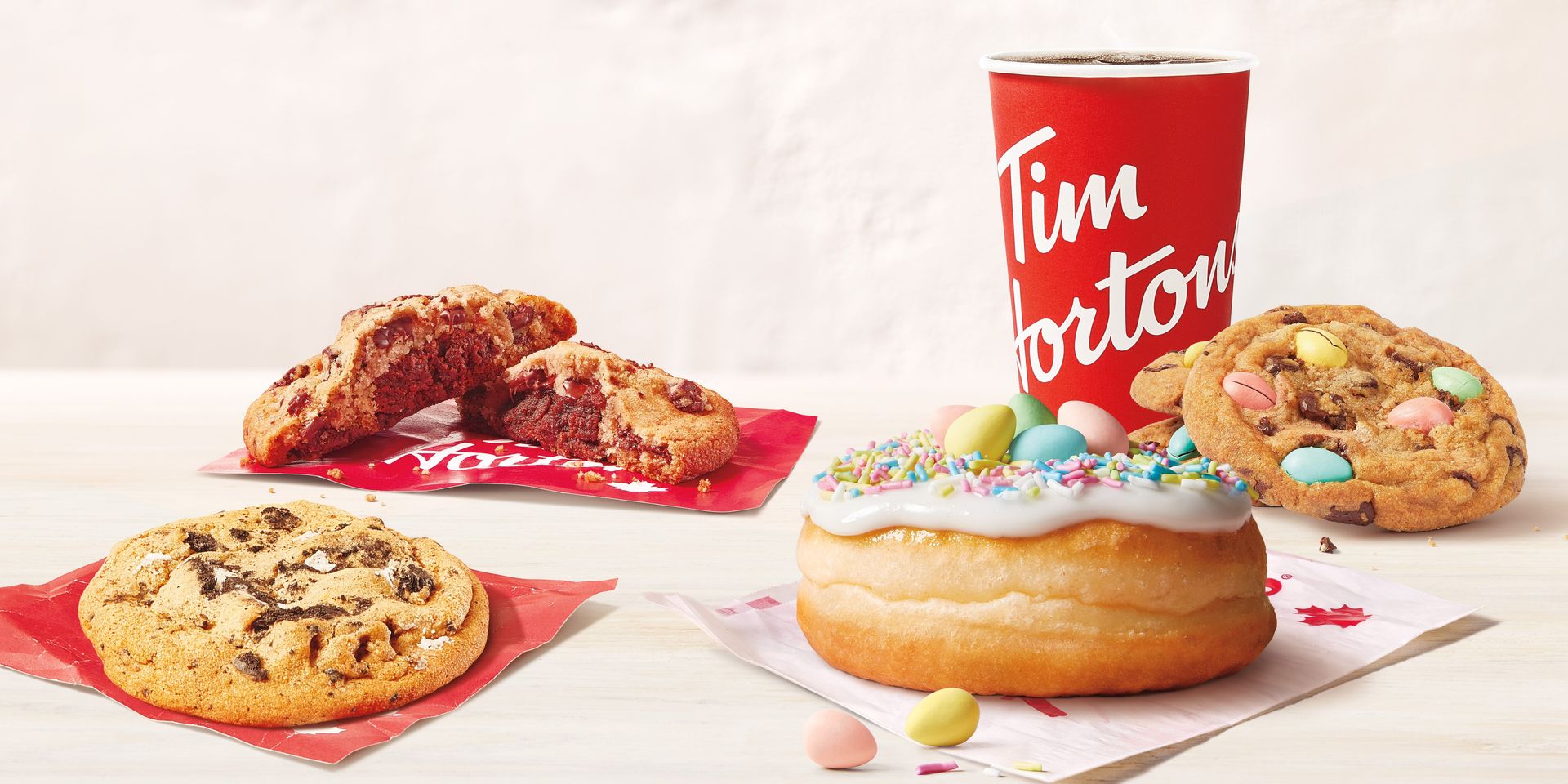 Tim Hortons hops into spring with the return of CADBURY MINI EGGS® Dream Donuts and CADBURY MINI EGGS® Cookies, plus cute NEW bunny-inspired retail merch