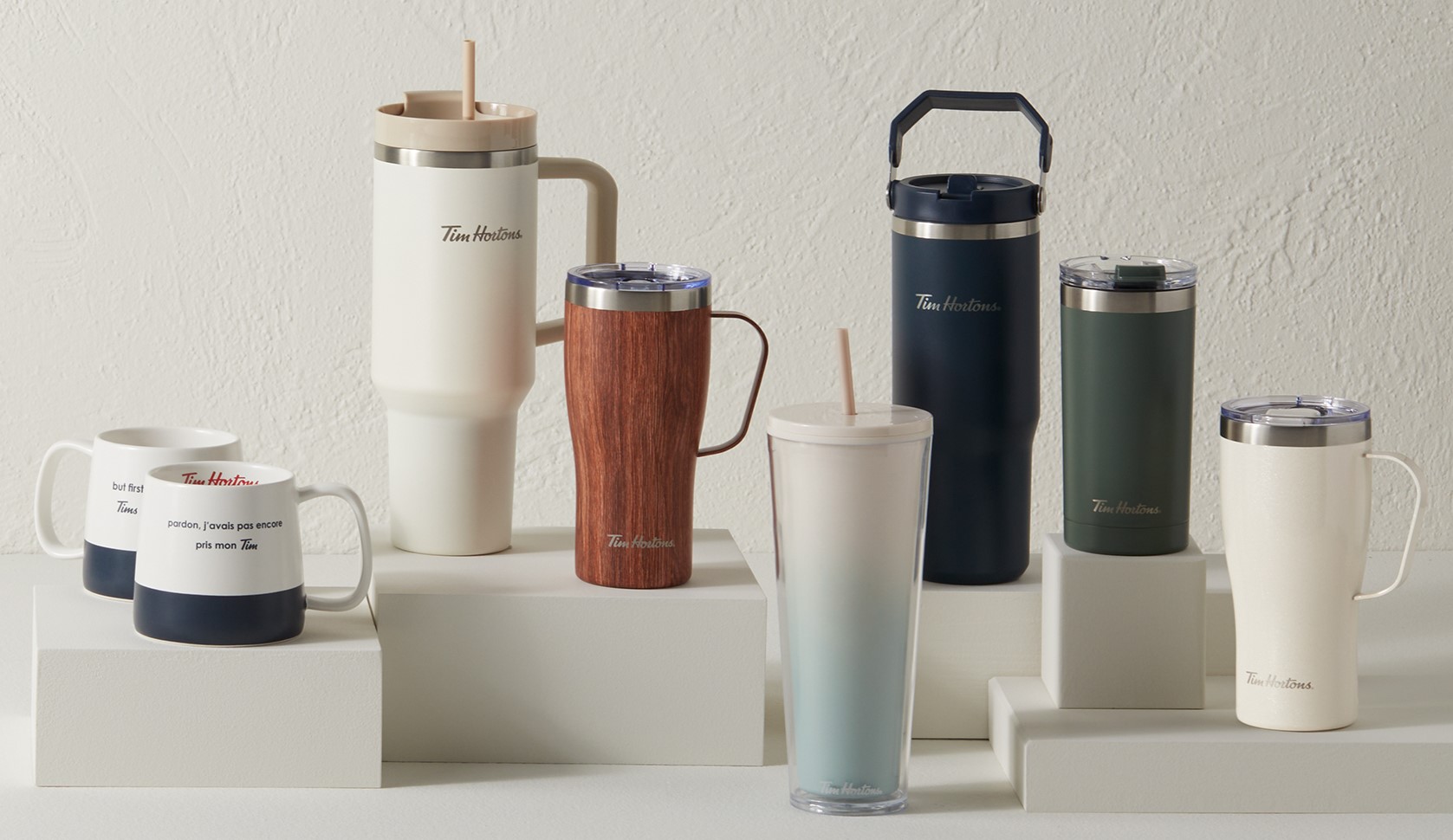 La nouvelle collection de tasses et gobelets du printemps 2025 sera également offerte dans les restaurants participants au Canada et sur BoutiqueTim.ca.
