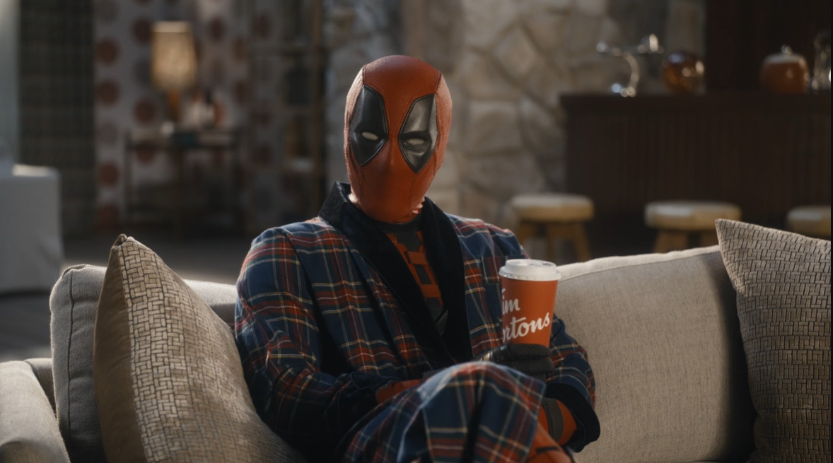 Tim Hortons and Ryan Reynolds team up to celebrate the release of Marvel Studios’ “Deadpool & Wolverine,” only in theatres July 26