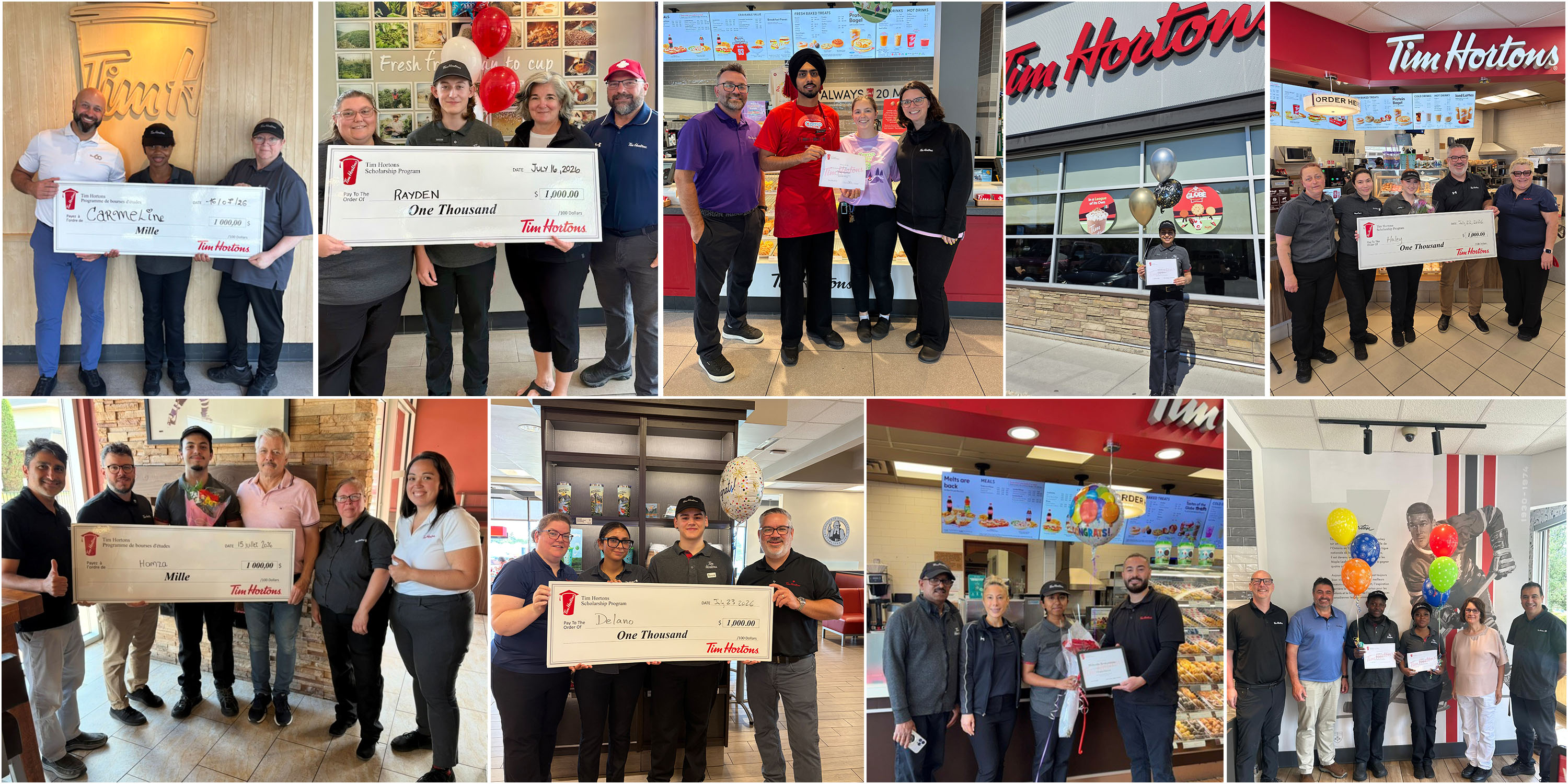 Tim Hortons® Scholarship Program Celebrates Its 2026 Recipients