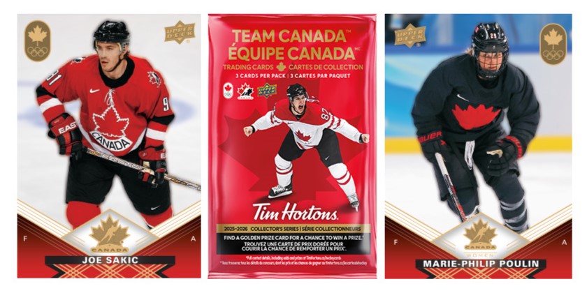 Collect hockey history with new Tim Hortons® Team Canada Trading Cards set, available now at Tims® restaurants