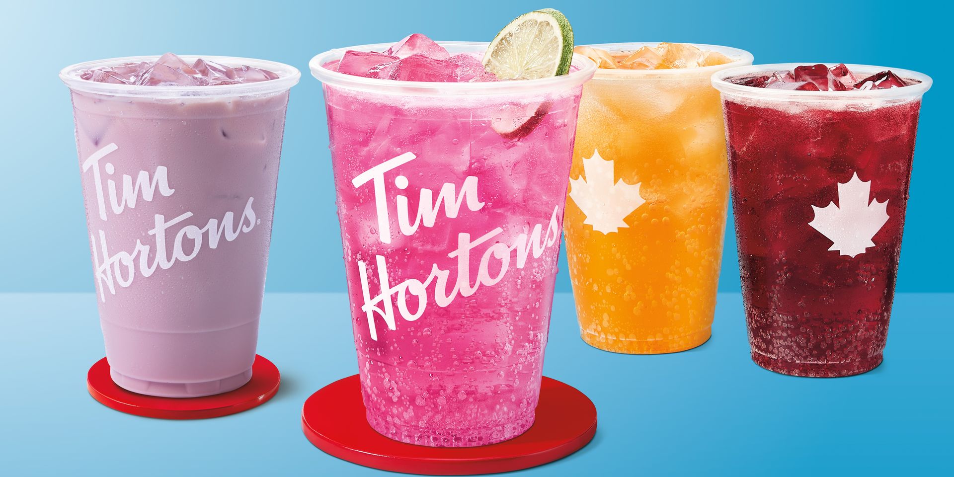 This year’s Tim Hortons® cold beverage lineup for the spring and summer includes the Raspberry Mojito Zero Sugar Sparkling Quencher, Protein Quenchers®, and Caramel Churro drinks