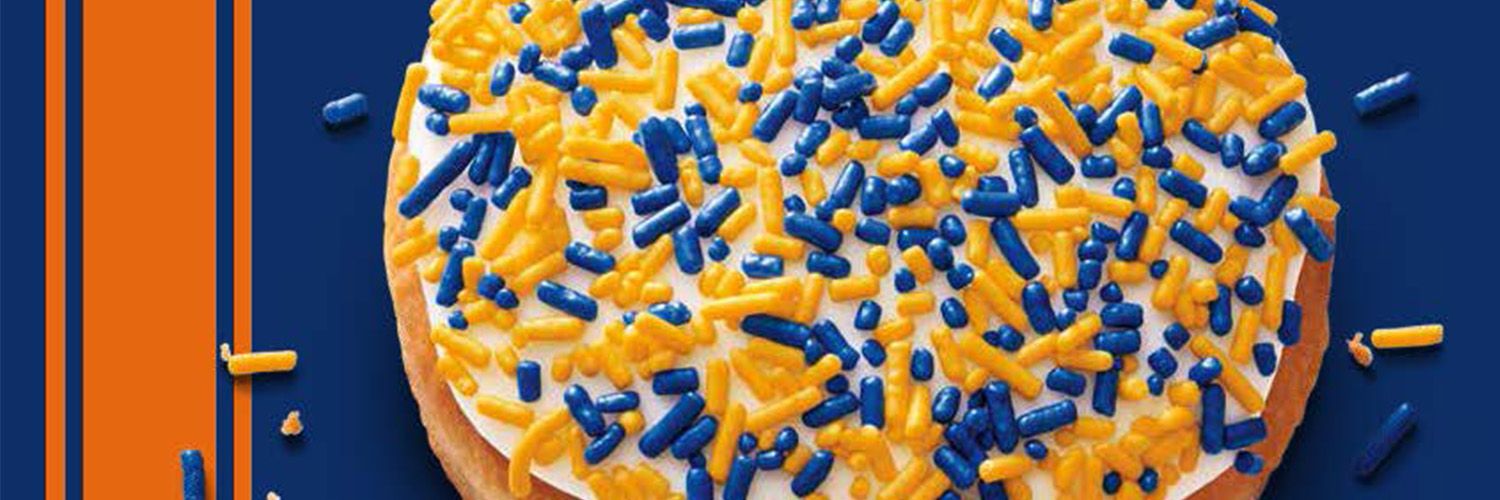 Tim Hortons restaurants in and around Edmonton are cheering on the Oilers in the second round with a limited-time Edmonton Oilers Donut!