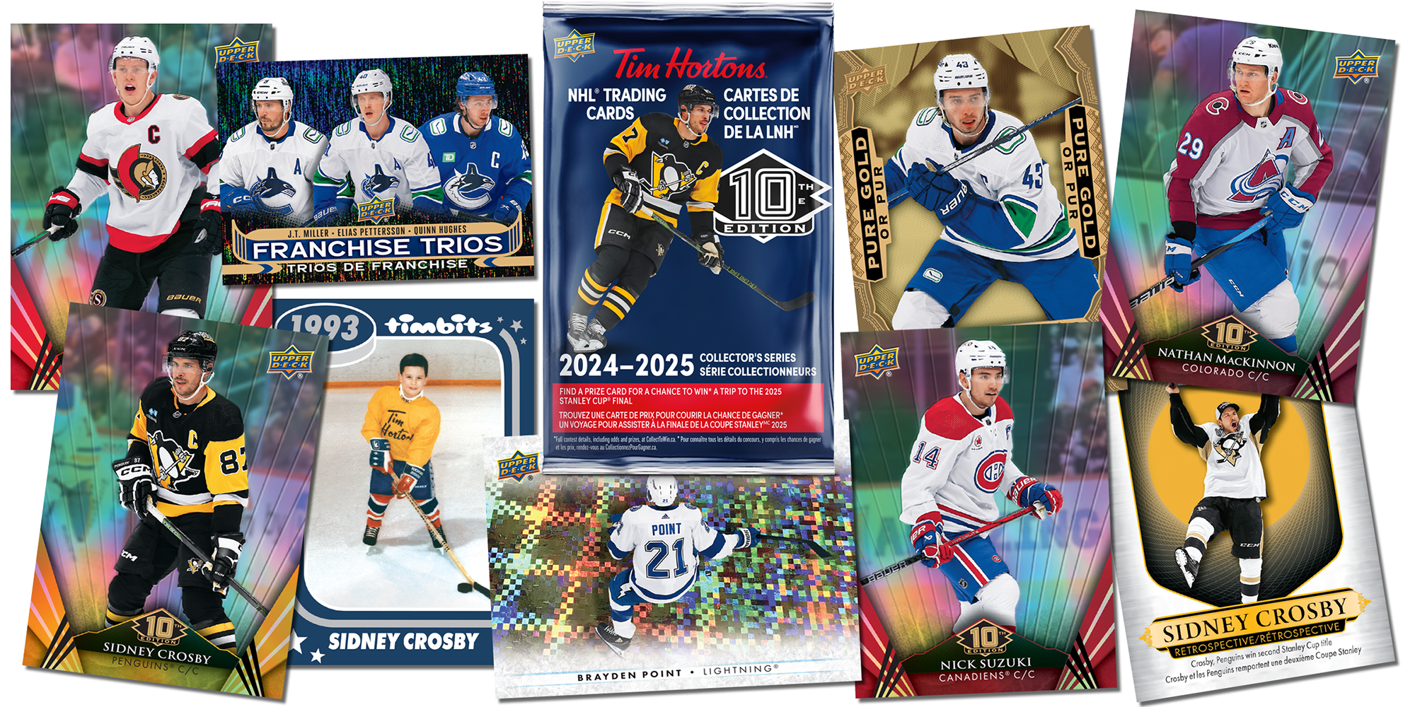 Start collecting the 10th anniversary Tim Hortons NHL® Hockey Cards set